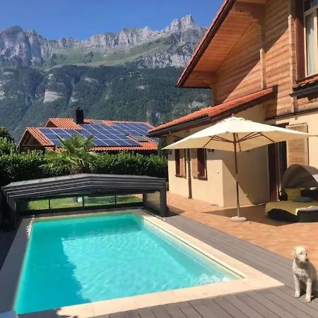Doodle's Beautifull Chalet Churfirsten Swimming Pool Sauna Walensee Flumserberg